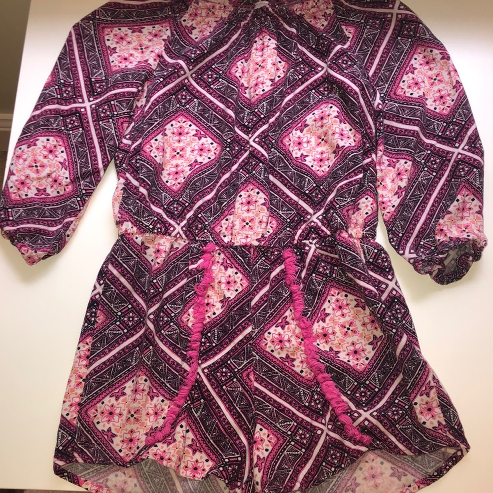 Justice long sleeve romper